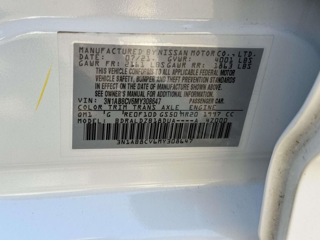 2021 Nissan Sentra SV