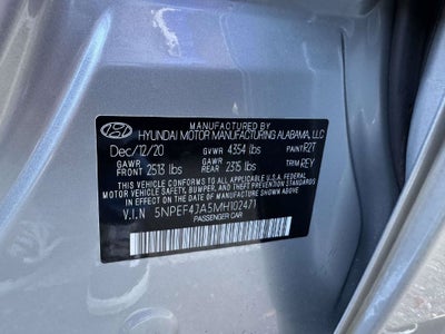 2021 Hyundai SONATA SEL