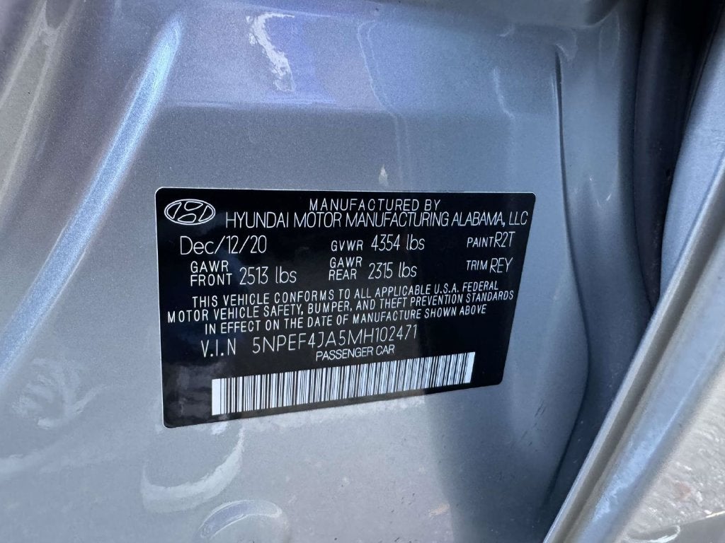 2021 Hyundai SONATA SEL