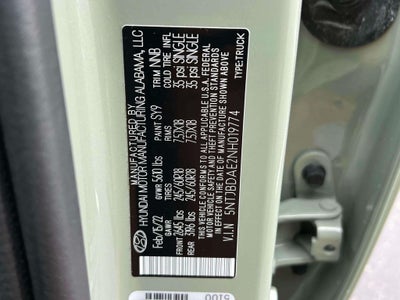 2022 Hyundai SANTA CRUZ SEL