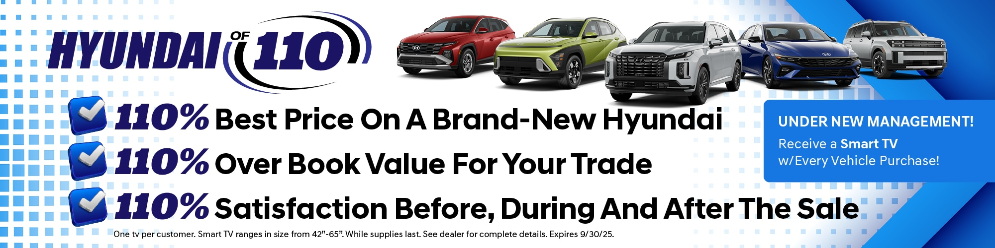 Best Price on a Brand New Hyundai at Hyundai of 110 in Farmingdale 